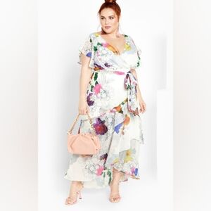 City Chic Margot Dress Size 16/S